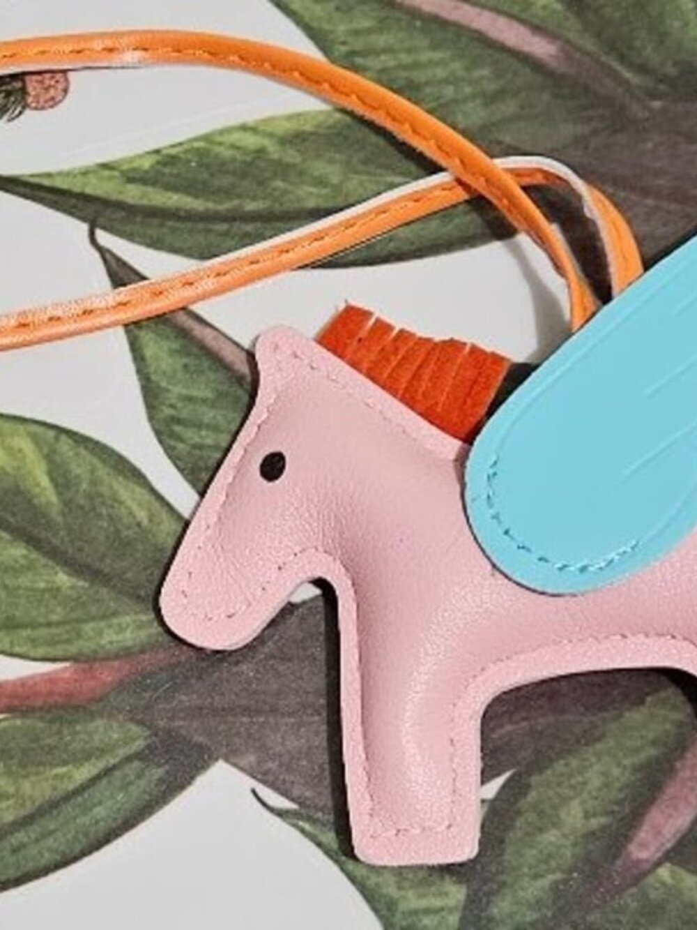 Rodeo Pegase Pegasus Bag Charm Leather Accessory Horse